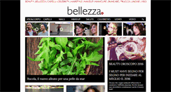 Desktop Screenshot of bellezza.it